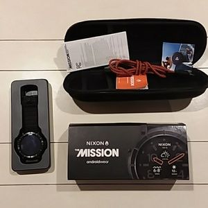 Nixon the mission Android Wear watch black